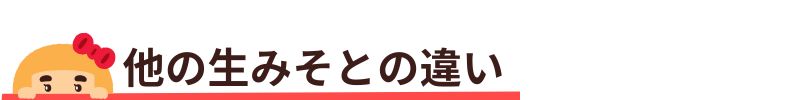 他の生みそとの違い