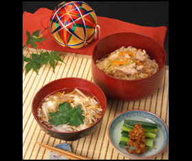 ひしお炊き込みご飯